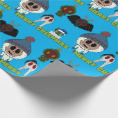 Cadeau Papier à enveloppement de Noël Bigfoot (Coin)