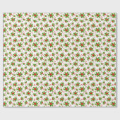 Cadeau Papier à enveloppement de Noël Holly (Plat)