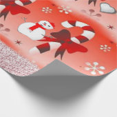 Cadeau Papier à enveloppement de Noël Peppermenthe Elf Sn (Coin)