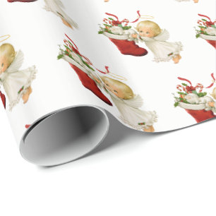 Cadeau Papier à enveloppement de Noël - Petit Ange