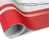 Cadeau Papier à enveloppement de Noël Snowman (Coin rond)