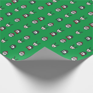 Cadeau Papier à enveloppement de Noël - Snowman - Père No