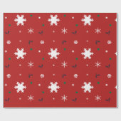 Cadeau Papier à enveloppement de noël Vintage (Plat)