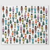 Cadeau Papier à enveloppement de noisette de Noël (Plat)