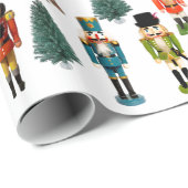 Cadeau Papier à enveloppement de noisette de Noël (Coin rond)