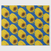 Cadeau Papier à enveloppement de tournesol (Plat)