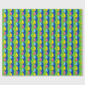 Cadeau Papier à enveloppement de trois canards (Plat)