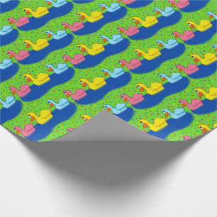 Cadeau Papier à enveloppement de trois canards