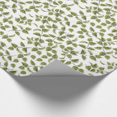 Cadeau Papier à enveloppement de vigne vert (Coin)