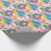 Cadeau Papier à enveloppement d'énergie à fleur (Coin)