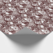 Cadeau Papier à enveloppement des crânes de la jungle (Coin)