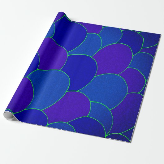 Cadeau Papier à enveloppement des échelles de sirènes (Déroulé)