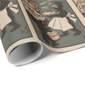 Cadeau Papier à enveloppement des trois ours (Coin rond)