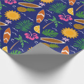 Cadeau Papier à enveloppement d'été tropical (Coin)