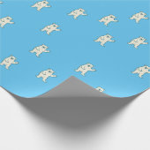 Cadeau Papier à enveloppement d'ours polaire (Coin)