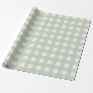 Cadeau Papier à enveloppement doux vert