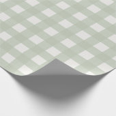 Cadeau Papier à enveloppement doux vert (Coin)