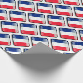 Cadeau Papier à enveloppement du drapeau français (Coin)