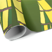 Cadeau Papier à enveloppement en bambou (Coin rond)