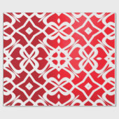 Cadeau Papier à enveloppement extra élégant-rouge (Plat)