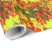 Cadeau Papier à enveloppement 'Feu d'automne' (Coin rond)