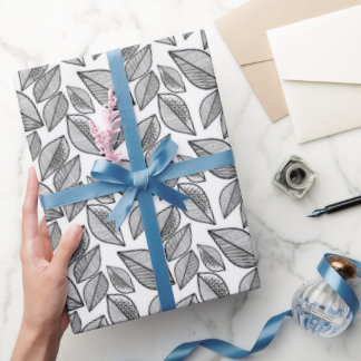 Cadeau Papier à enveloppement feuille