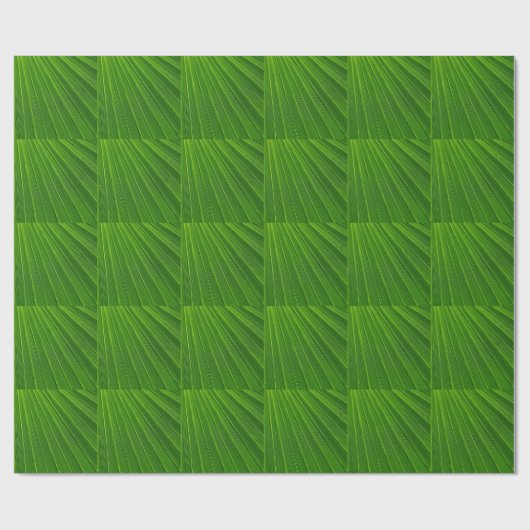 Cadeau Papier à enveloppement feuille de palme (Plat)