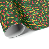 Cadeau Papier à enveloppement Fiesta Confetti mexicain (Coin rond)