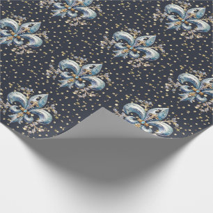 Cadeau Papier à enveloppement Fleur de Lys