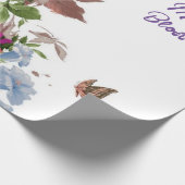 Cadeau Papier à enveloppement floral (Coin)