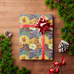 Cadeau Papier à enveloppement floral