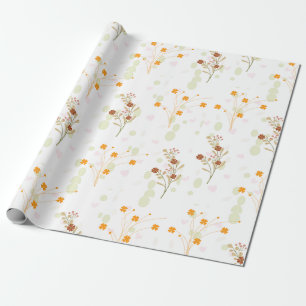 Cadeau Papier à enveloppement floral - Beaux Motifs à fle