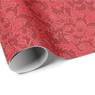 Cadeau Papier à enveloppement floral élégant