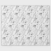 Cadeau Papier à enveloppement floral LV (Plat)