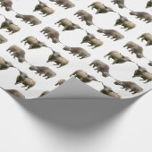 Cadeau Papier à enveloppement français pour vache Highlan (Coin)