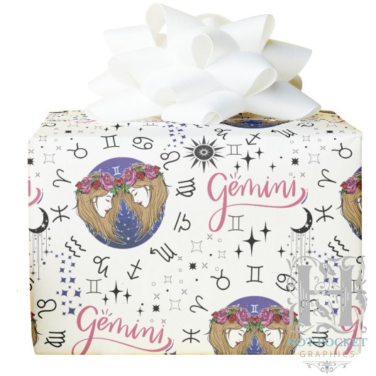 Cadeau Papier à enveloppement Gemini