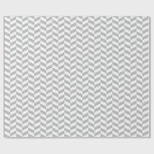 Cadeau Papier à enveloppement gris et blanc d'os de cerf (Plat)