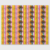 Cadeau Papier à enveloppement Halloween, Araignée (Plat)