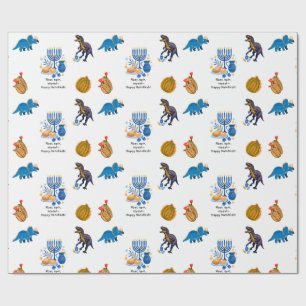 Cadeau Papier à enveloppement Hanoukka pour enfants - Din