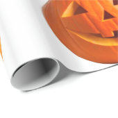 Cadeau Papier à enveloppement Jack-O-Lantern (Coin rond)