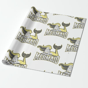 Cadeau Papier à enveloppement jaune de la Flamande mignon