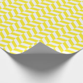 Cadeau Papier à enveloppement jaune et blanc d'os de cerf (Coin)