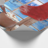 Cadeau Papier à enveloppement Joyeuses Fêtes (Coin)