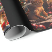 Cadeau Papier à enveloppement Joyeux Beard-Mas (Coin rond)