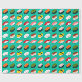 Cadeau Papier à enveloppement Kawaii Sushi (Plat)