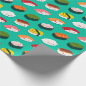 Cadeau Papier à enveloppement Kawaii Sushi (Coin)