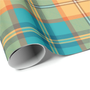 Cadeau Papier à enveloppement Kingfisher Tartan