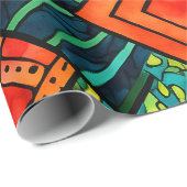 Cadeau Papier à enveloppement Kwanzaa (Coin rond)