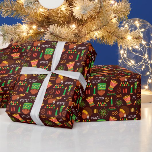Cadeau Papier à enveloppement Kwanzaa (Vacances)