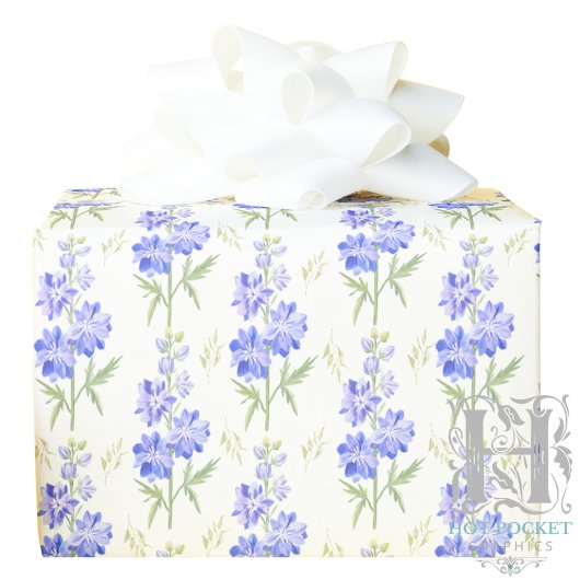 Cadeau Papier à enveloppement Larkspur